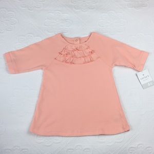 Carter's - Peach Ruffle Shirt